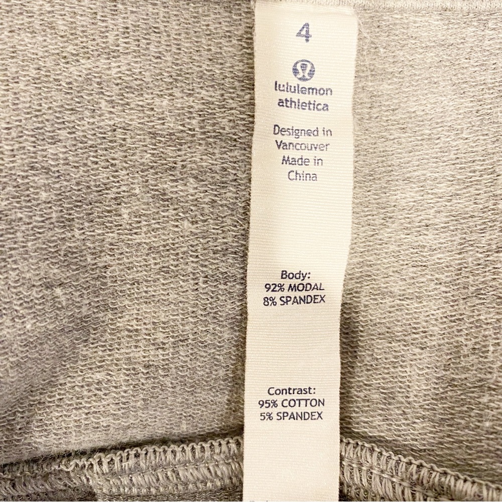 Lululemon | Coast Wrap Open‎ Front Cardigan in Heathered Mod Medium Grey Sz. 4 - Picture 16 of 16